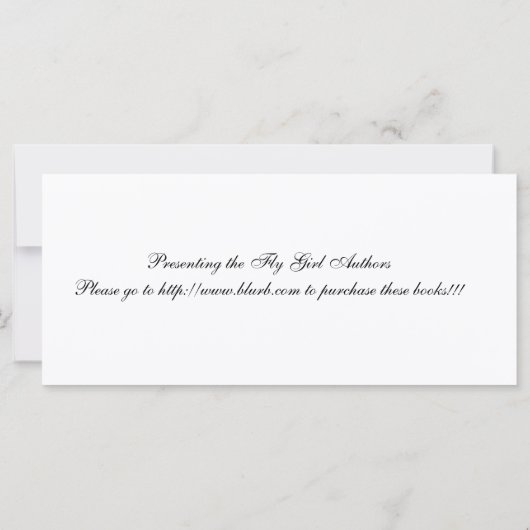 fly girls book mark (Back)