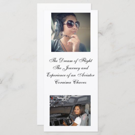 fly girls book mark (Front/Back)