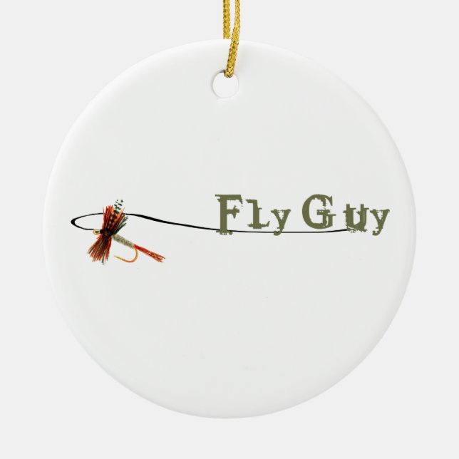 Fly Guy 2 Ceramic Ornament (Front)