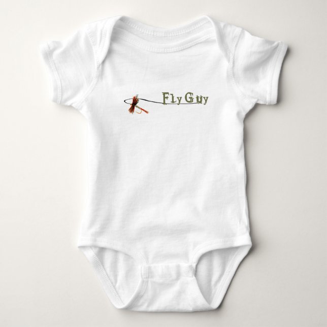 Fly Guy Baby Bodysuit (Front)