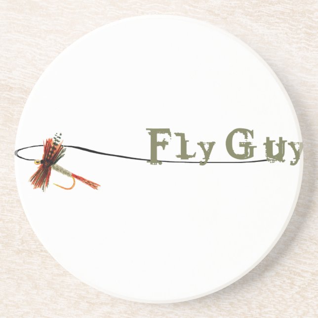 Fly Guy Drink Coaster (Front)