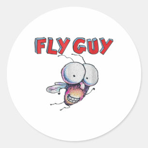 Fly Guy Kids Costume Tee Classic Round Sticker