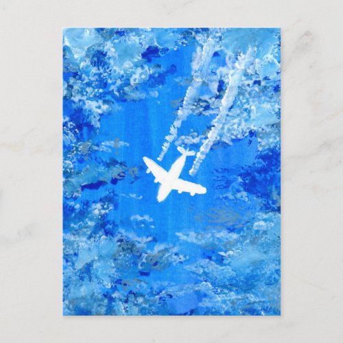 Fly High in the Blue Sky Postcard