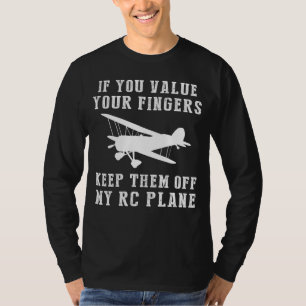 Fly High on Humor - Keep Off My RC-Plane Funny Tee