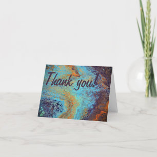 “Fly high or swim deep” Letterpress Thank You Card