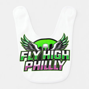 Fly High Philly Baby Bib