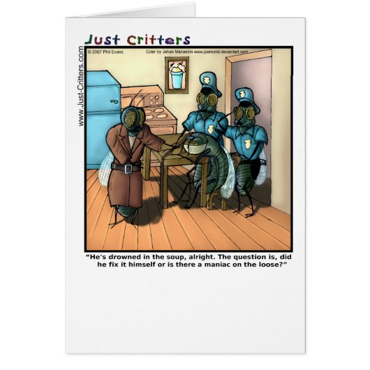 Fly in Soup Cards (Front)