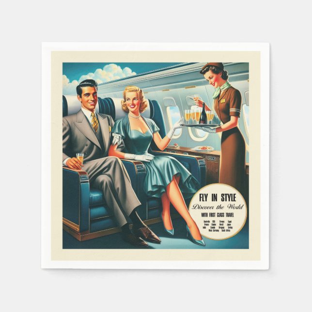 Fly In Style Napkins (Front)