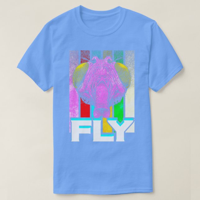 Fly Insect Head T-Shirt (Design Front)