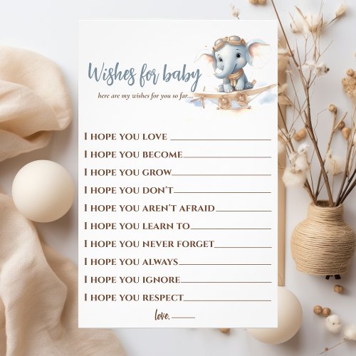 Fly into Adorable Bliss Elephant Watercolor Baby  Flyer