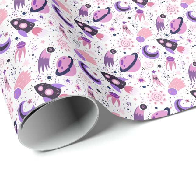 Fly into space!  wrapping paper (Roll Corner)