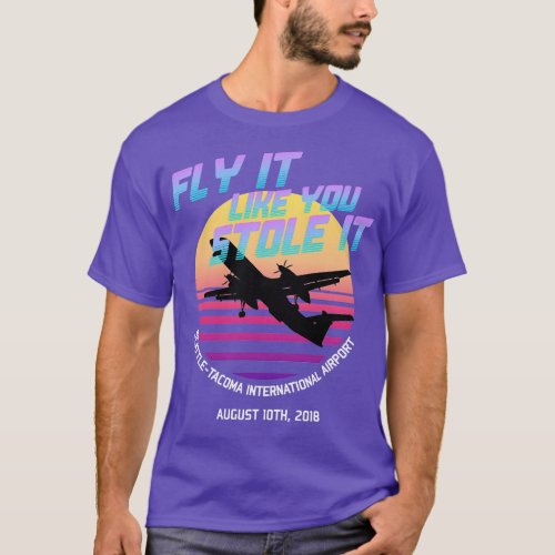 Fly It Like You Stole It Richard Russell Sky King  T_Shirt