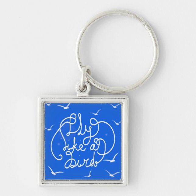 Fly Like A Bird Keychain (Front)