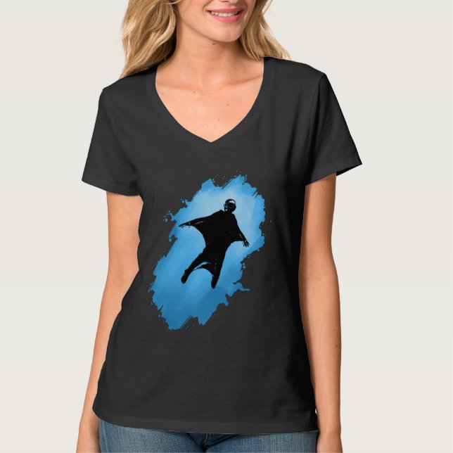 Fly like a bird wingsuit freedom T-Shirt (Front)