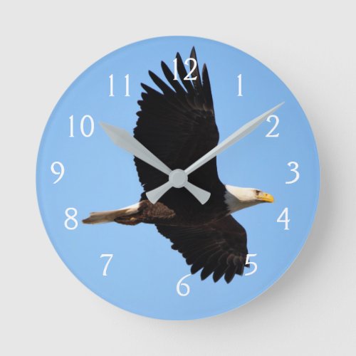 Fly Like an Eagle Round Clock