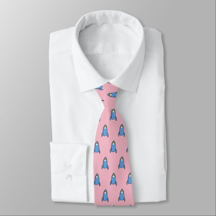 Fly Me To The Mew-n! (pale pink) Tie