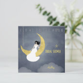 Fly Me to The Moon 2 Bridal Shower Invitation (Standing Front)