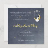 Fly Me to The Moon 2 Bridal Shower Invitation (Back)