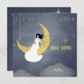 Fly Me to The Moon 2 Bridal Shower Invitation (Front/Back)