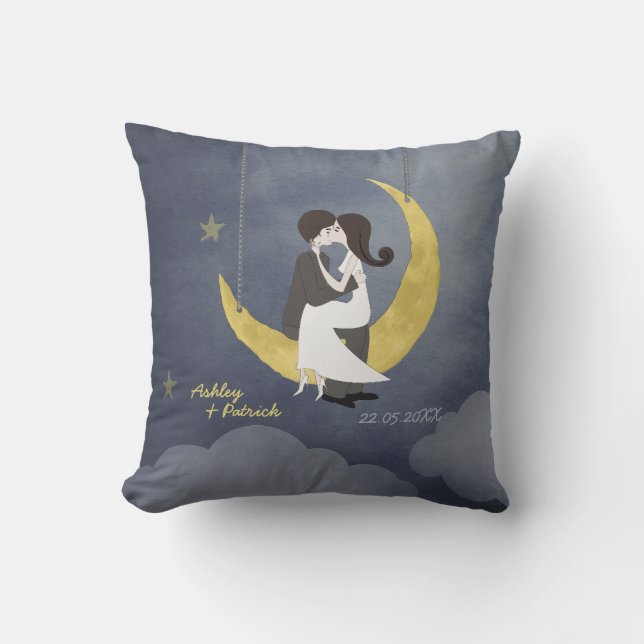Fly Me to The Moon 2 gift pillow (Front)
