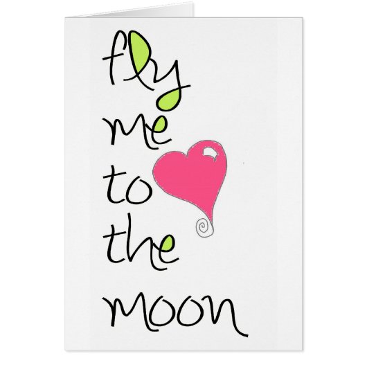 Fly me to the Moon Cards (Front)
