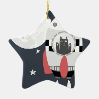 fly me to the moon ceramic ornament