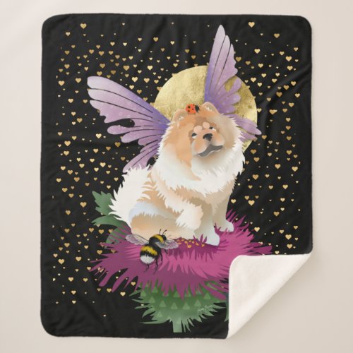 FLY ME TO THE MOON choose size Sherpa Blanket
