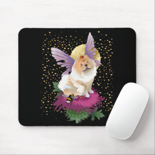 FLY ME TO THE MOON Chow mousepad
