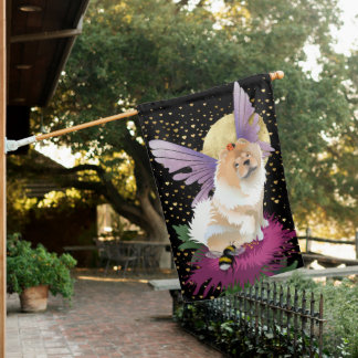 FLY ME TO THE MOON HOUSE FLAG