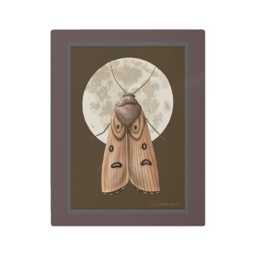 Fly Me to the Moon Metal Print
