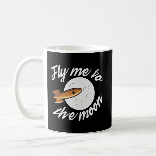 Fly Me To The Moon Rocket Coffee Mug