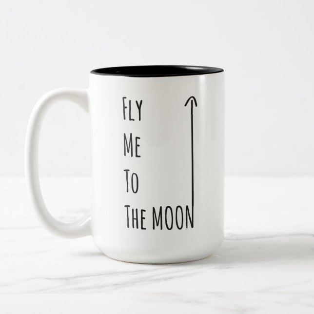 Fly Me To The Moon - The Gluten Free Nerd mug (Left)