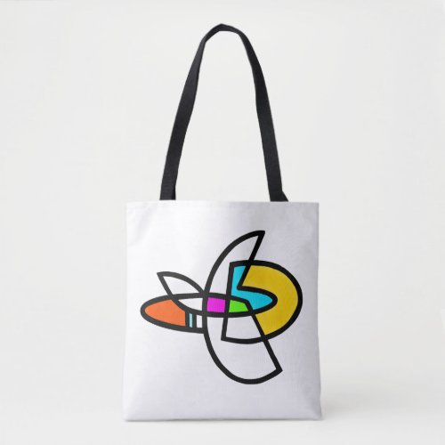 Fly Modern Abstract Art Illustration Tote Bag
