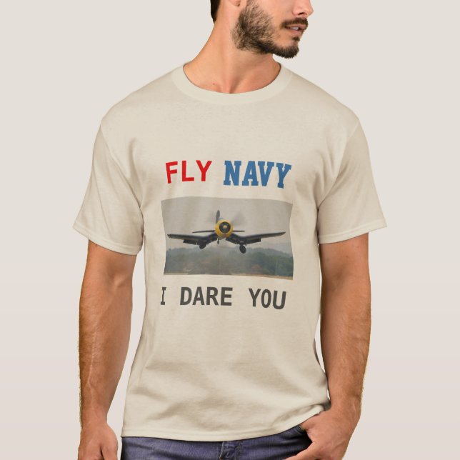 Fly Navy- F4U Corsair T-Shirt (Front)