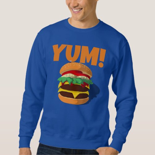 Fly On Double Cheeseburger Sweatshirt