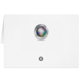 Fly on the wall photography card blank (Back Horizontal)