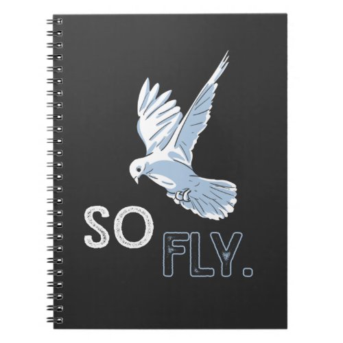 Fly Pigeon Bird Watching Bird Lover Notebook