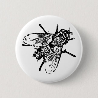 Fly Pinback Button
