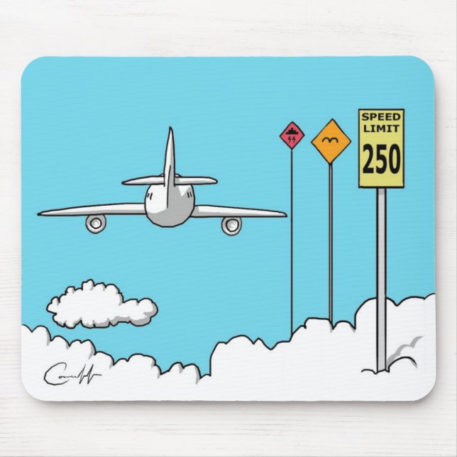 Fly Safe Mouse Pad (Front)