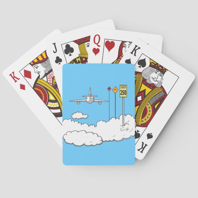 "Fly Safe" Poker Cards (Back)