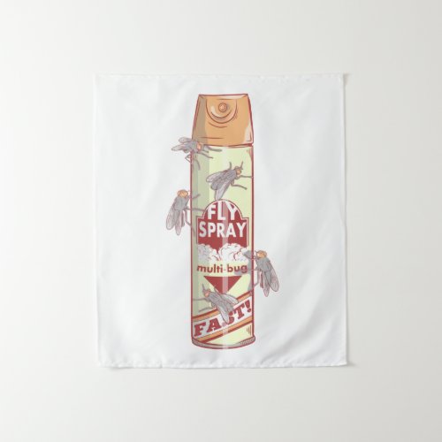 Fly spay tapestry