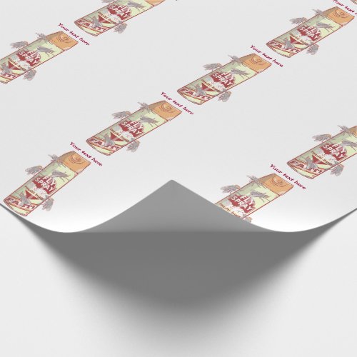 Fly spay wrapping paper