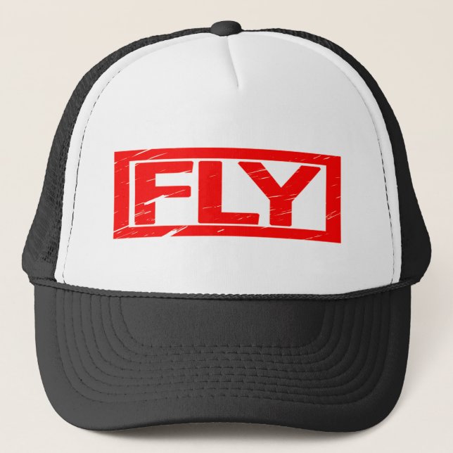 Fly Stamp Trucker Hat (Front)