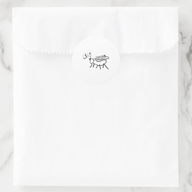 fly sticker  (Bag)
