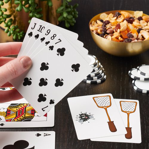 Fly Swat Dead Insect Playing Cards