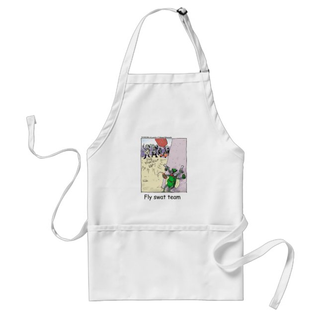 Fly Swat Team Funny Police Gifts & Collectibles Adult Apron (Front)