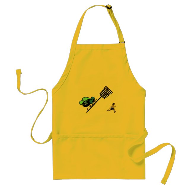 Fly Swatter Adult Apron (Front)