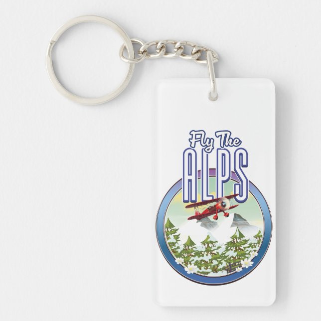 Fly The Alps Keychain (Front)