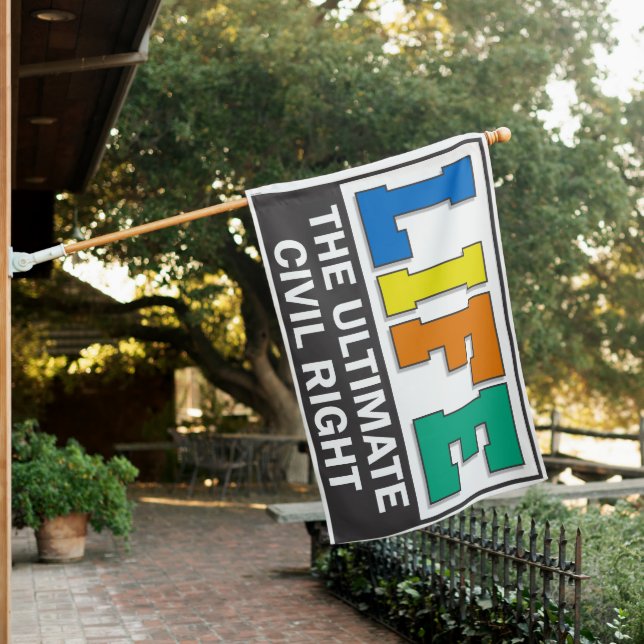 Fly this flag for your pro-life beliefs. (In SItu)