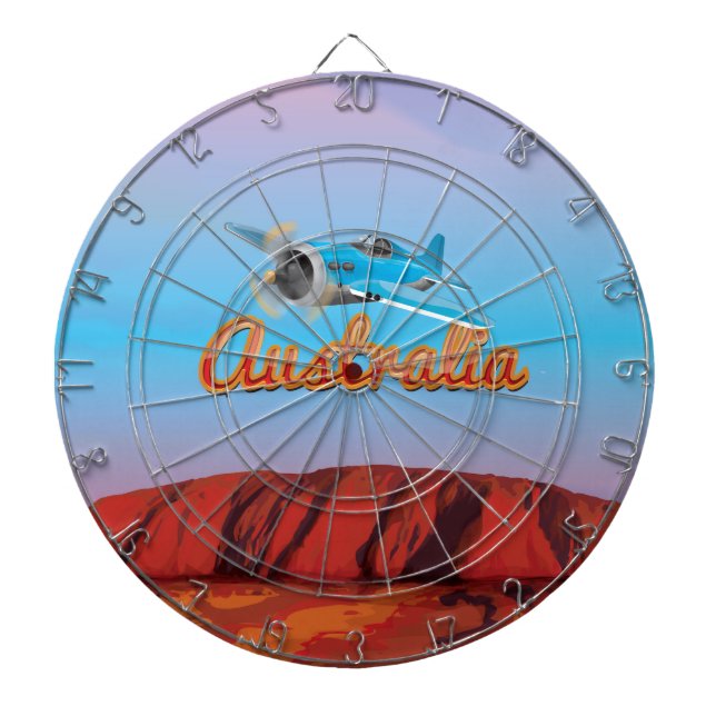 Fly To Australia Dartboard (Front)